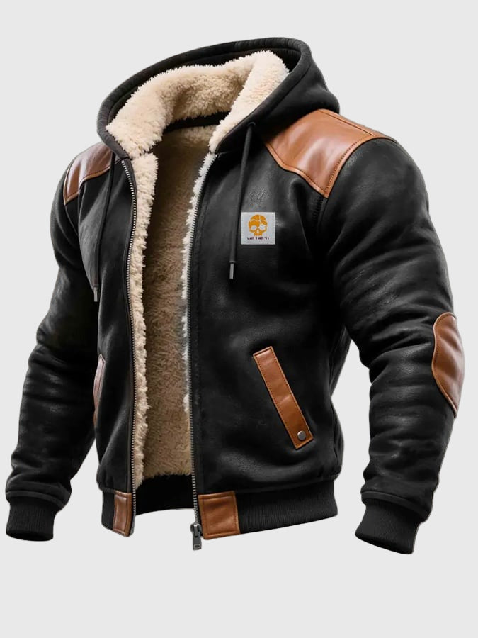 MAVERICK™ | GIACCA RUSTICA IN PELLE PREMIUM E INTERNO